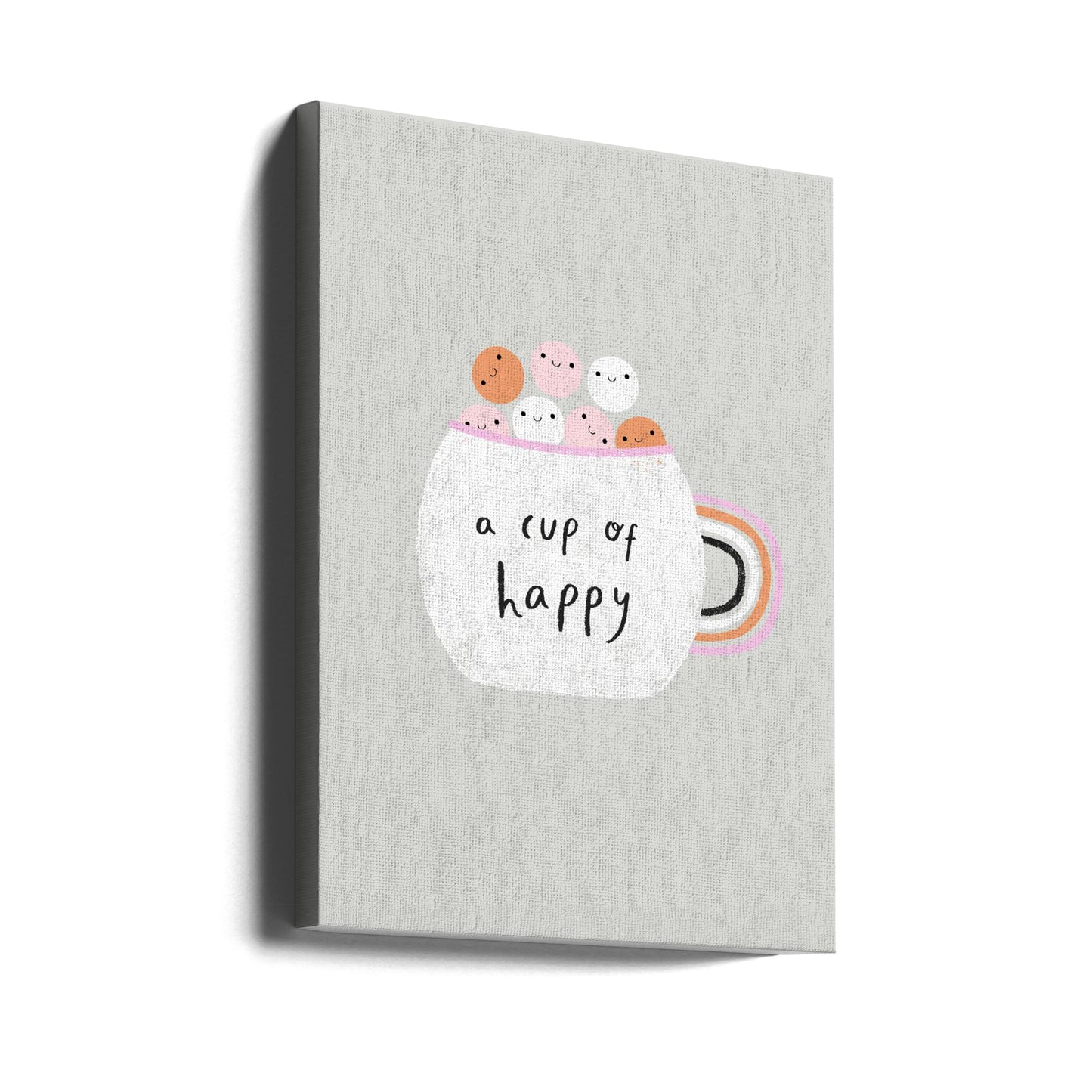 Una taza de felicidad | Impresiones en Lienzo