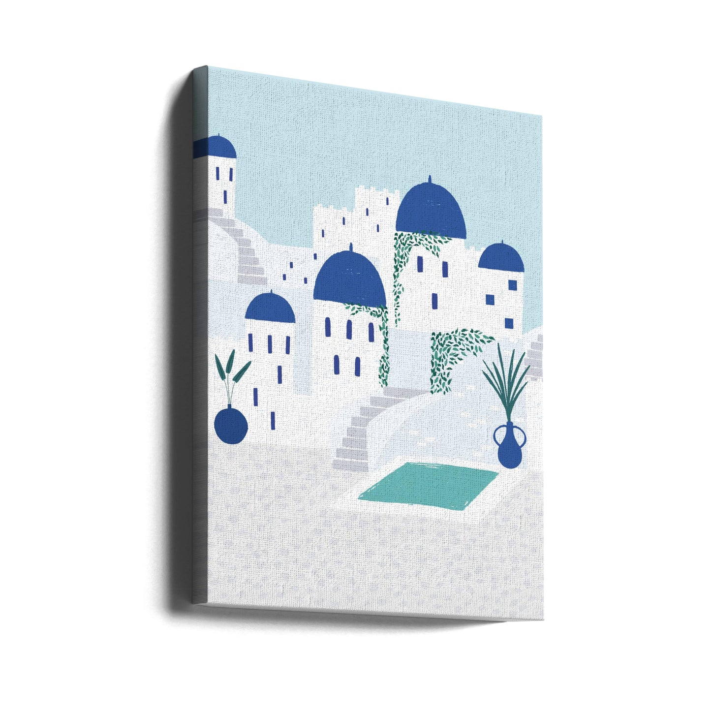 Santorini | Impresiones en Lienzo