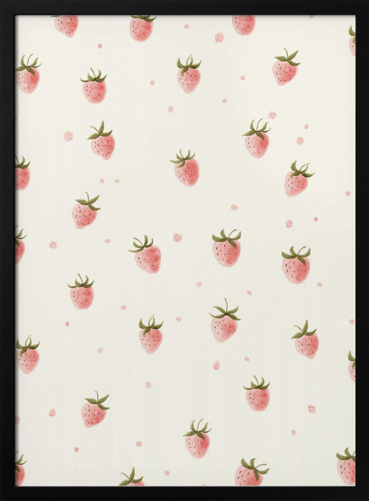 Simple Fresh Strawberry | Poster