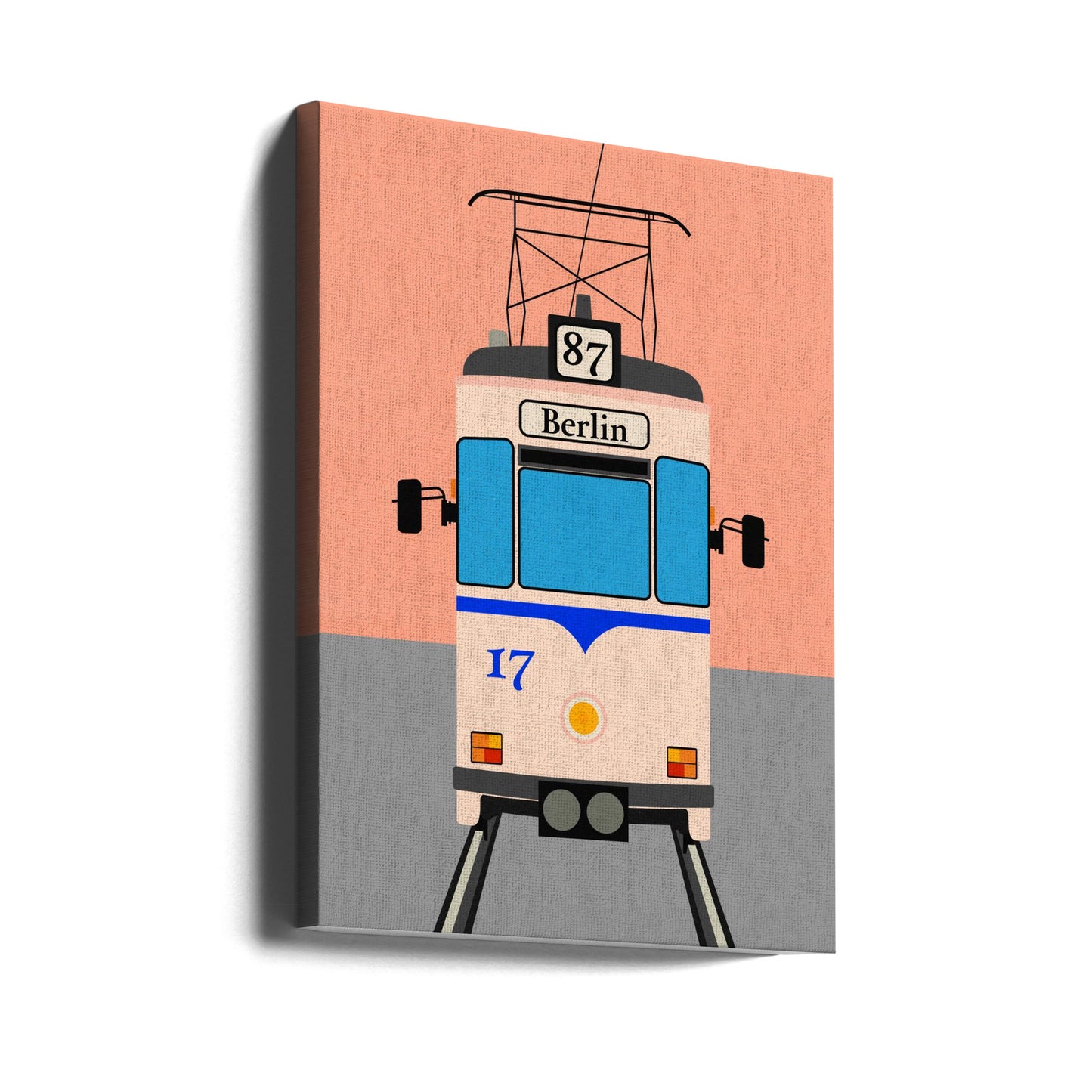 Berliner Straßenbahn | Leinwand-Bilder