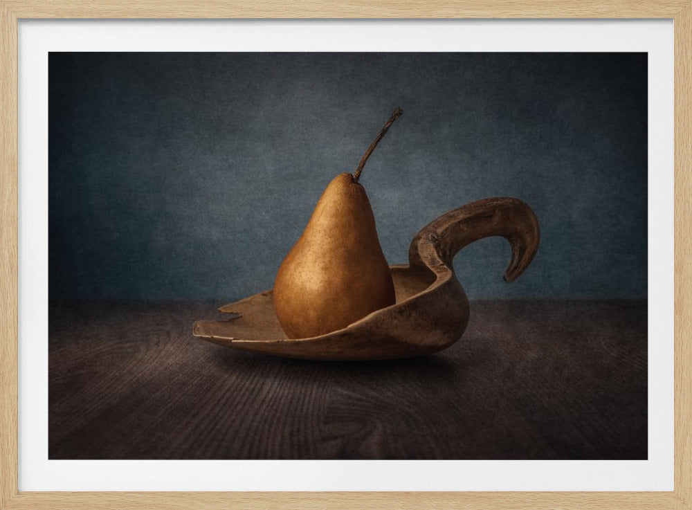 Pear on spoon | Poster