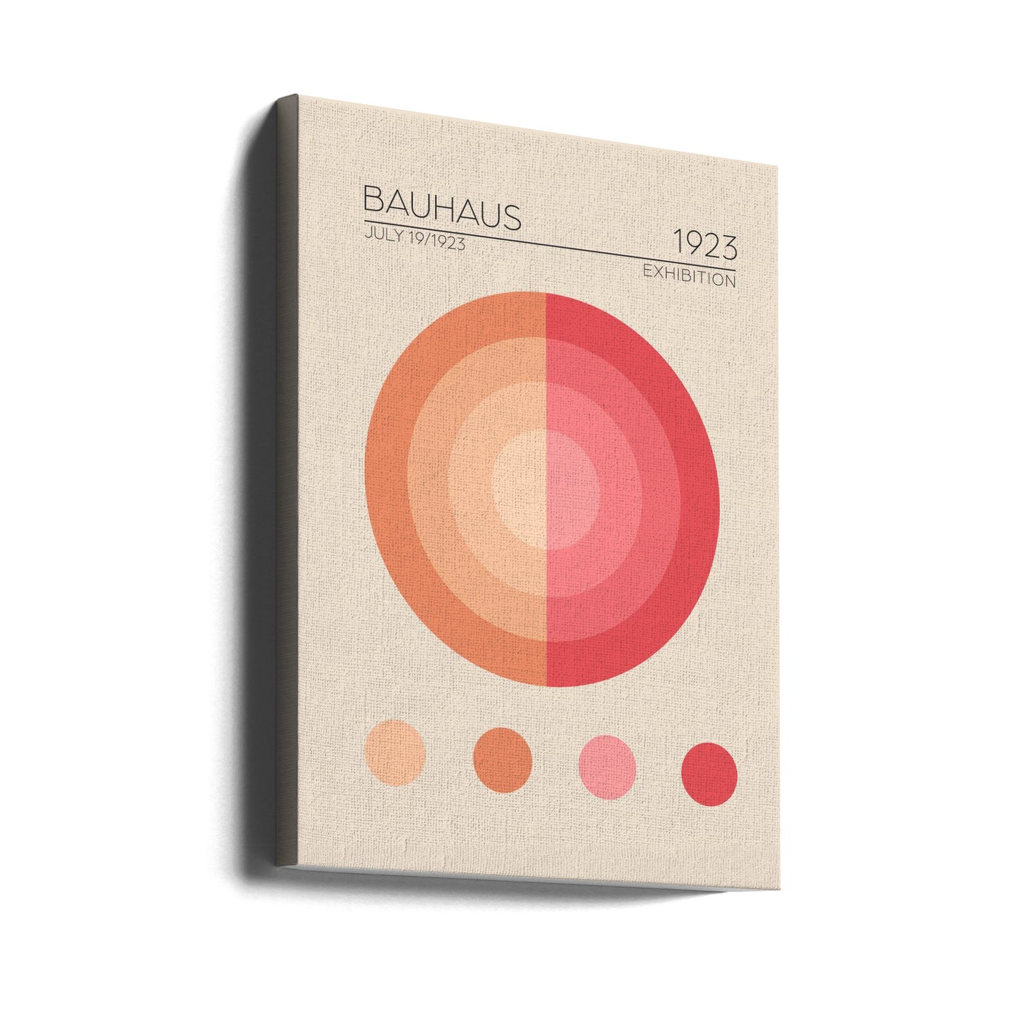 Bauhaus Pembe Daire | Canvas