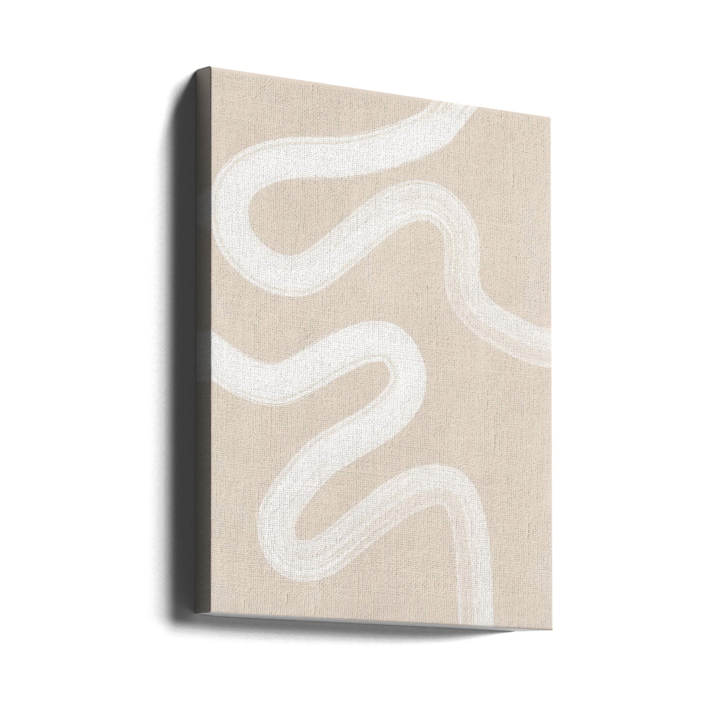 Dessin au trait beige | Tableaux sur Toile