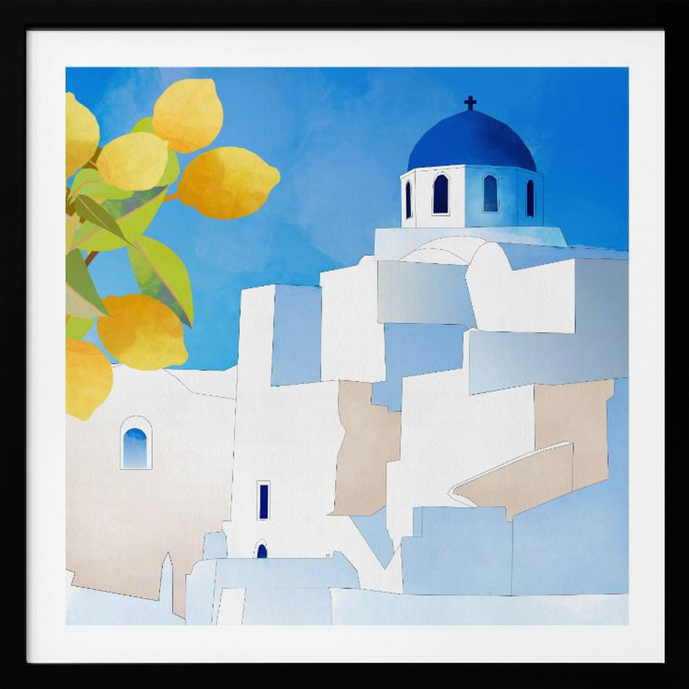 Santorini Nuovo | Poster - Stampe d’Arte