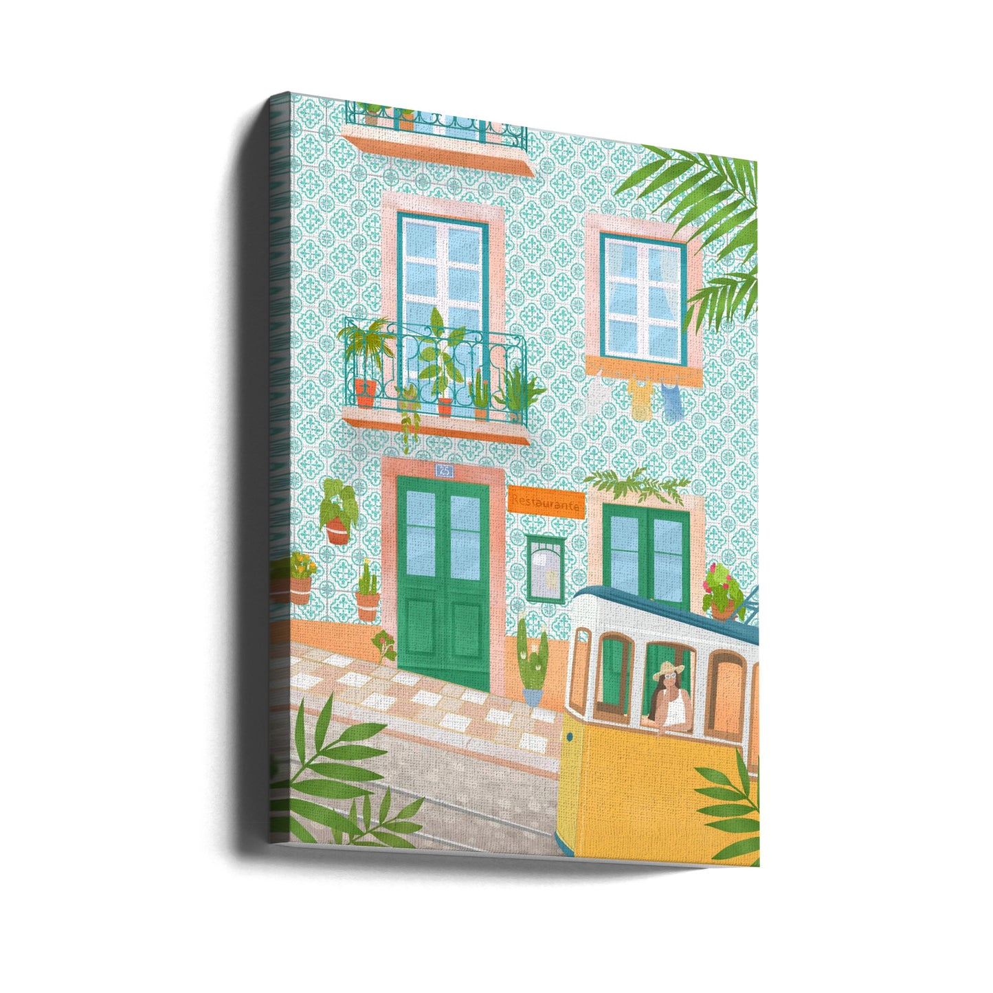 Lissabon stad, Portugal | Canvas