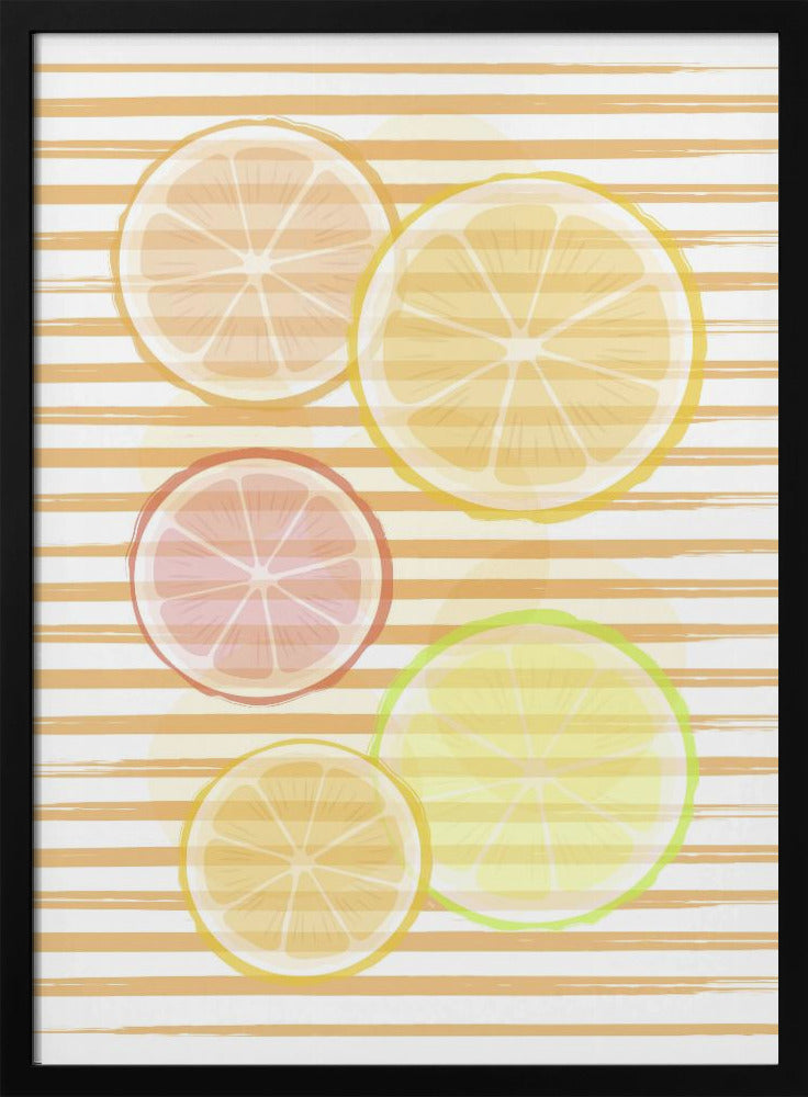 Zitrusharmonie | Poster - Kunstdruck