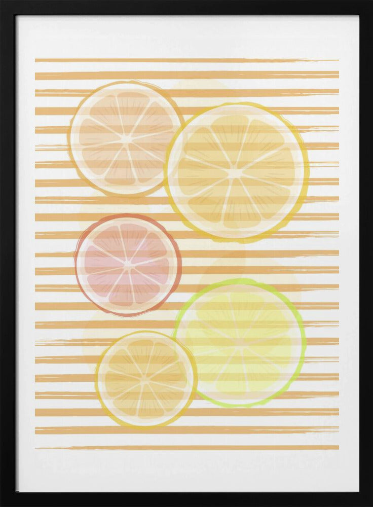 Zitrusharmonie | Poster - Kunstdruck