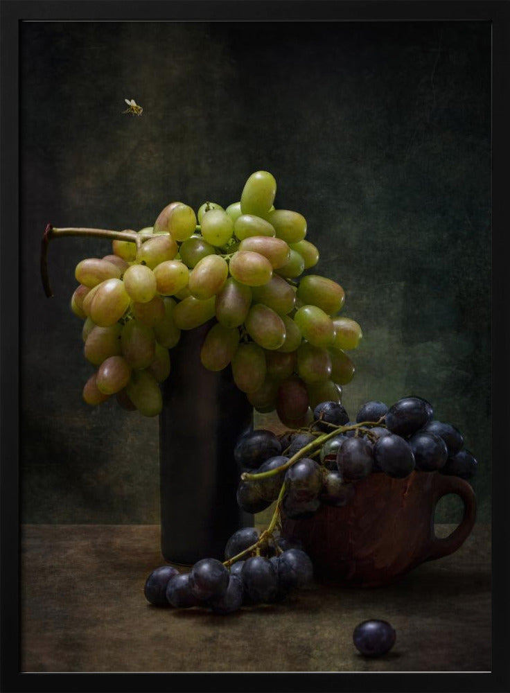 Nature morte avec des raisins et une abeille | Posters - Affiche Artistique