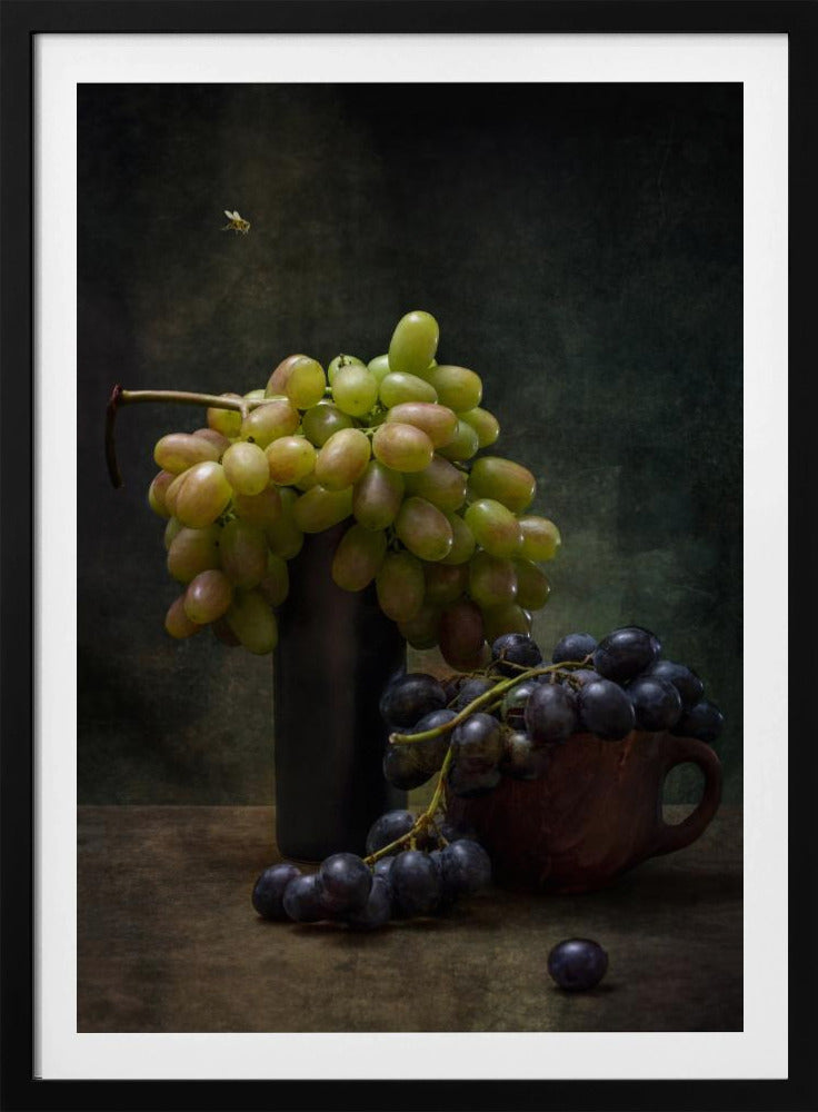 Nature morte avec des raisins et une abeille | Posters - Affiche Artistique