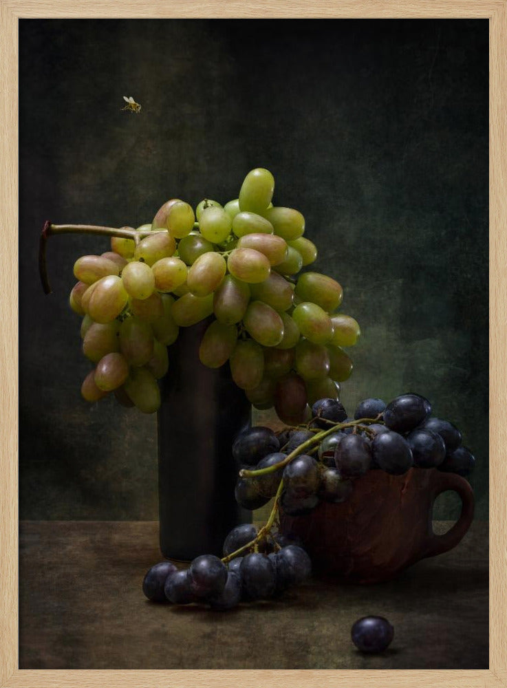 Nature morte avec des raisins et une abeille | Posters - Affiche Artistique