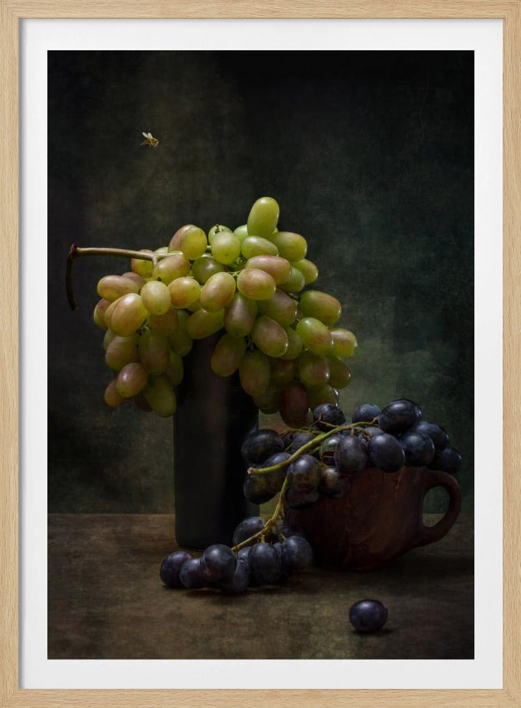 Nature morte avec des raisins et une abeille | Posters - Affiche Artistique