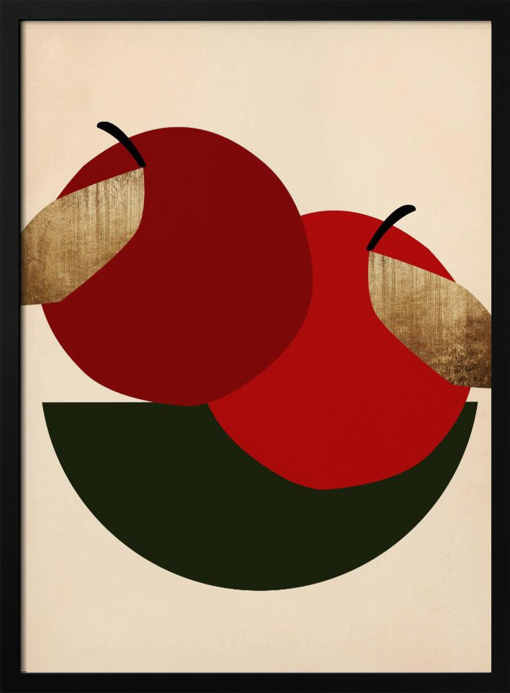 Dos manzanas rojas | Posters - Impresiones de Arte