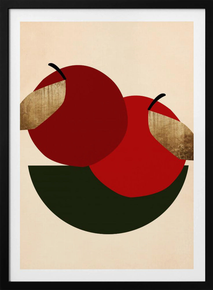 Dos manzanas rojas | Posters - Impresiones de Arte