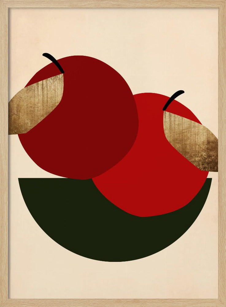 Dos manzanas rojas | Posters - Impresiones de Arte
