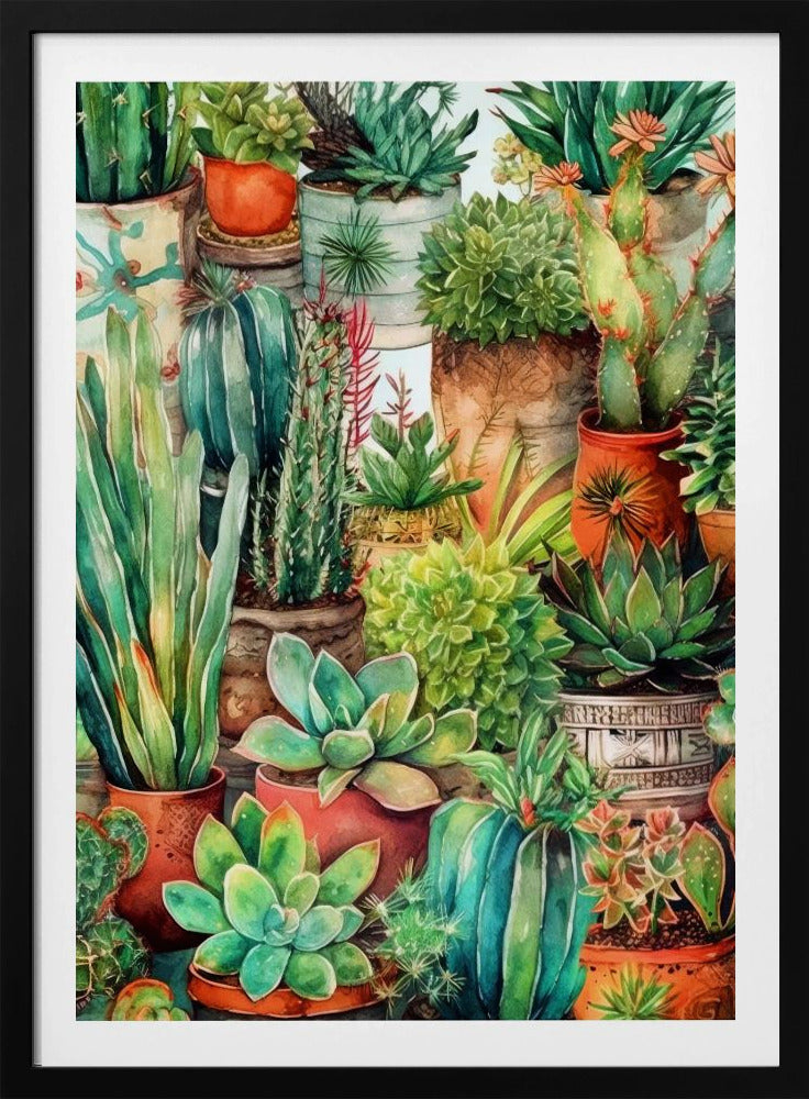 Succulents and cactus 13 POTTED FLORALS | Poster