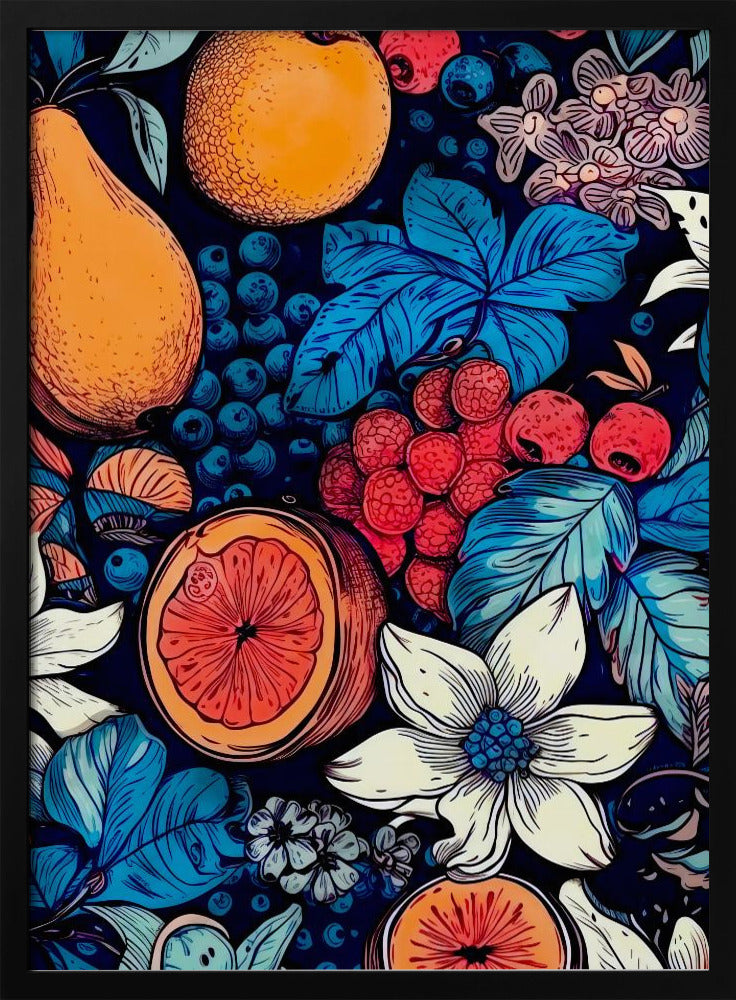 Flowers and fruits 6 | Poster