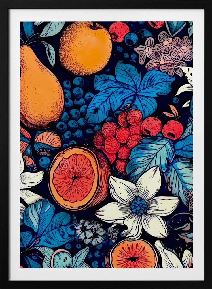 Flowers and fruits 6 | Poster