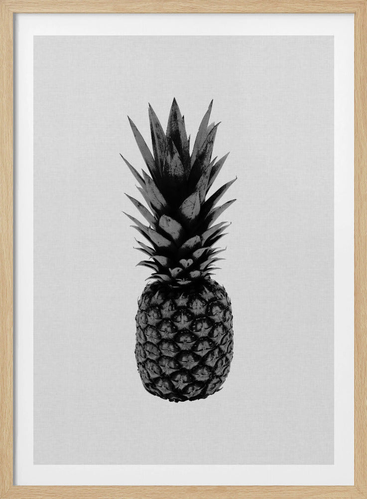 Ananas Svart & Vit | Poster