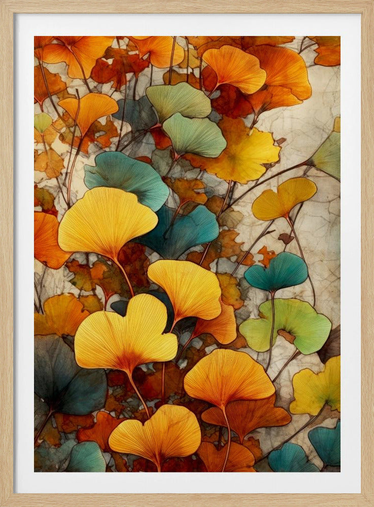 Ginko Biloba leaves 1 | Poster