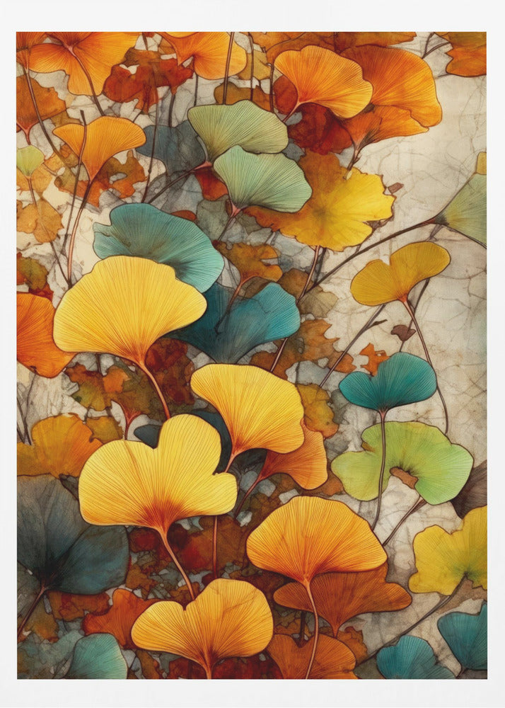 Ginko Biloba leaves 1 | Poster