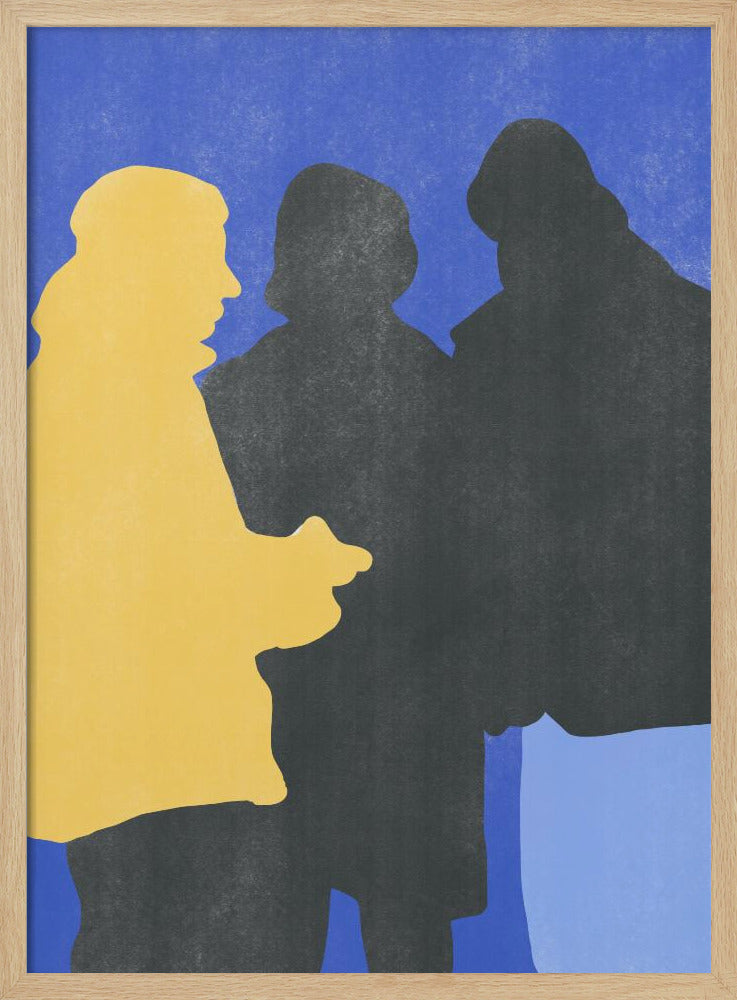 silhouettes of people | Poster