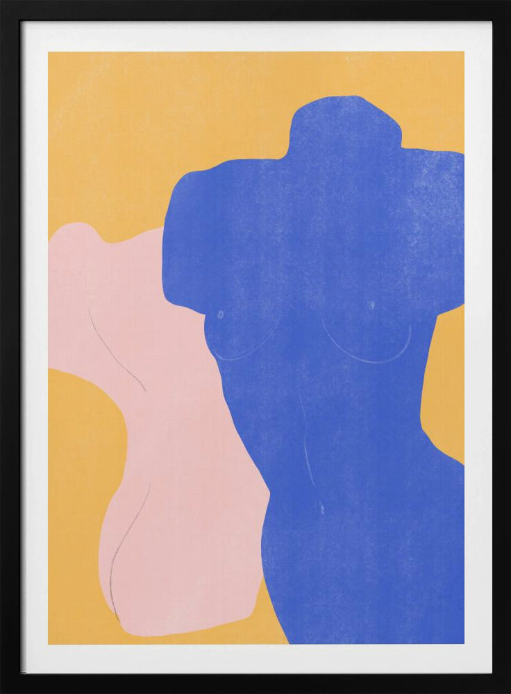 Colorful Torso Silhouettes | Poster