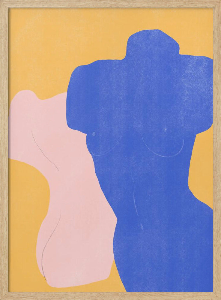 Colorful Torso Silhouettes | Poster