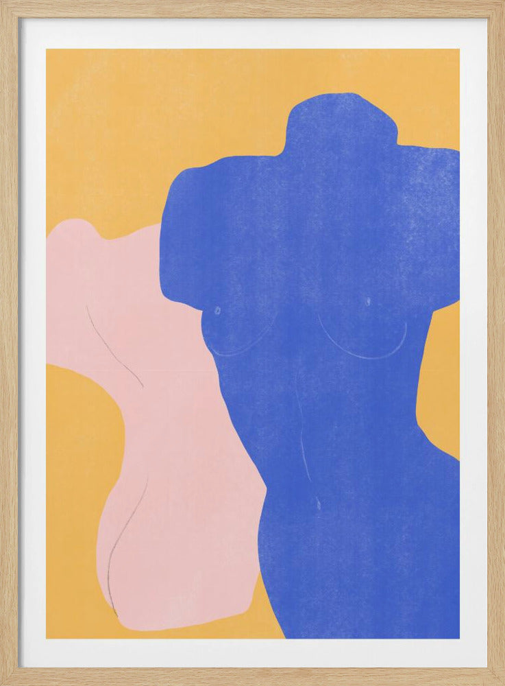Colorful Torso Silhouettes | Poster
