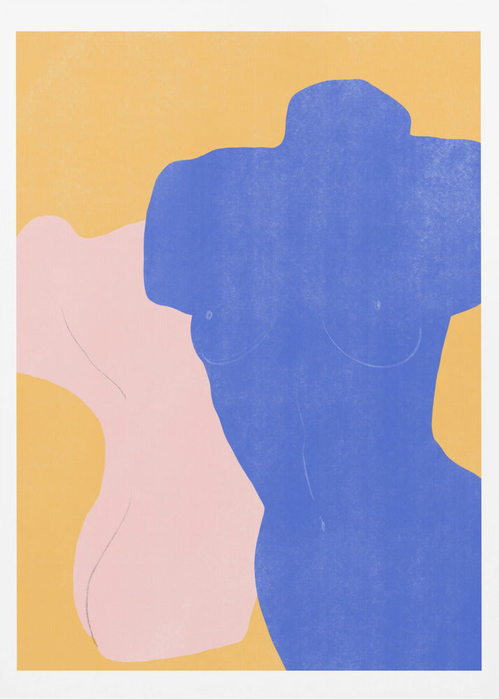 Colorful Torso Silhouettes | Poster
