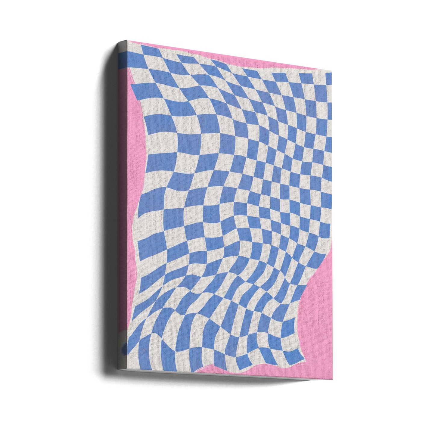 Wavy Checkered Dream | Canvas