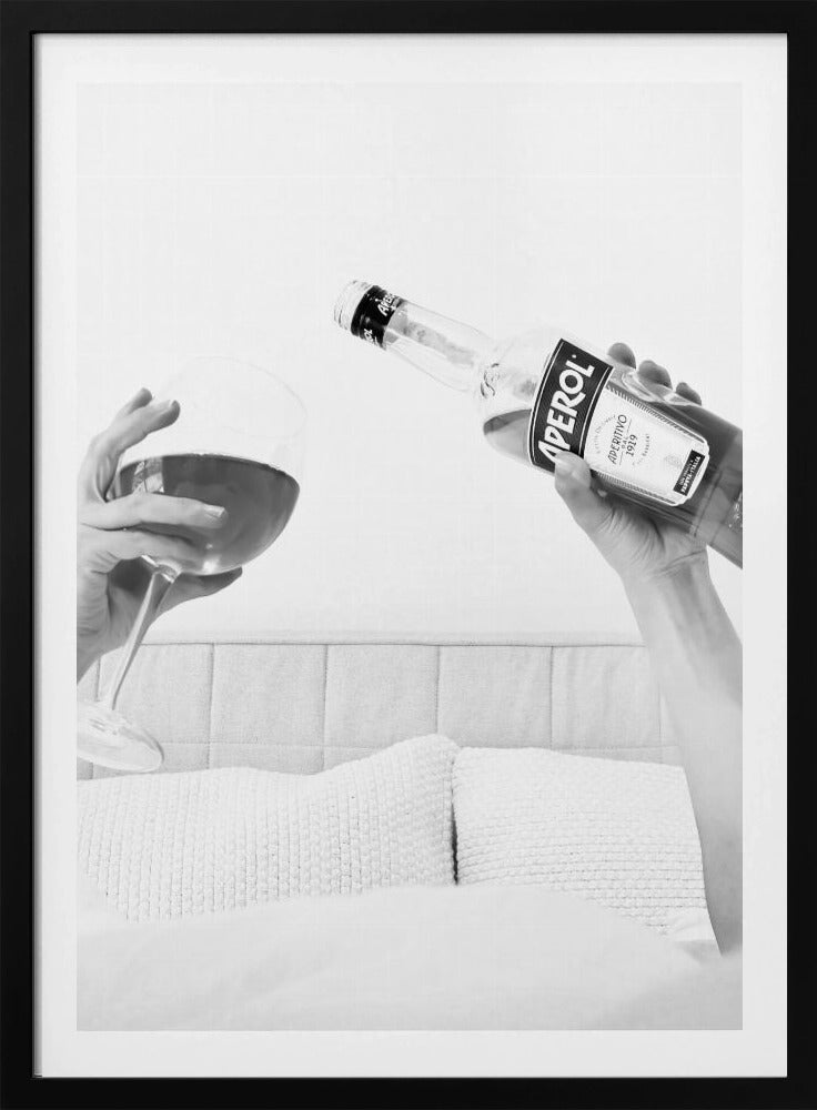 Aperol Au Lit Fermer | Posters - Affiche Artistique