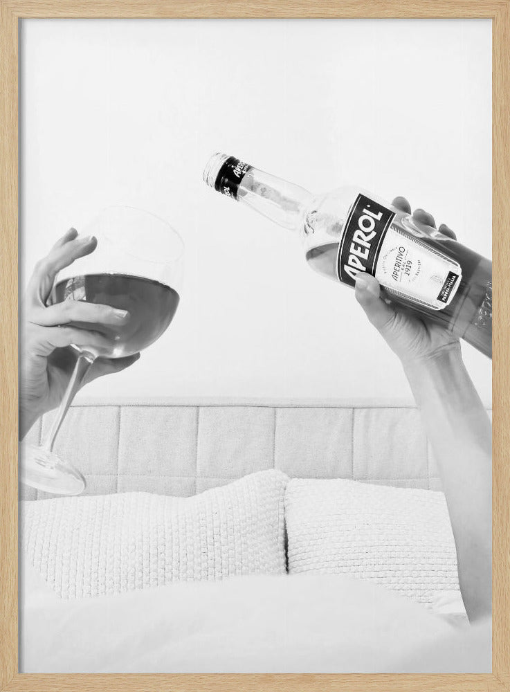 Aperol Au Lit Fermer | Posters - Affiche Artistique