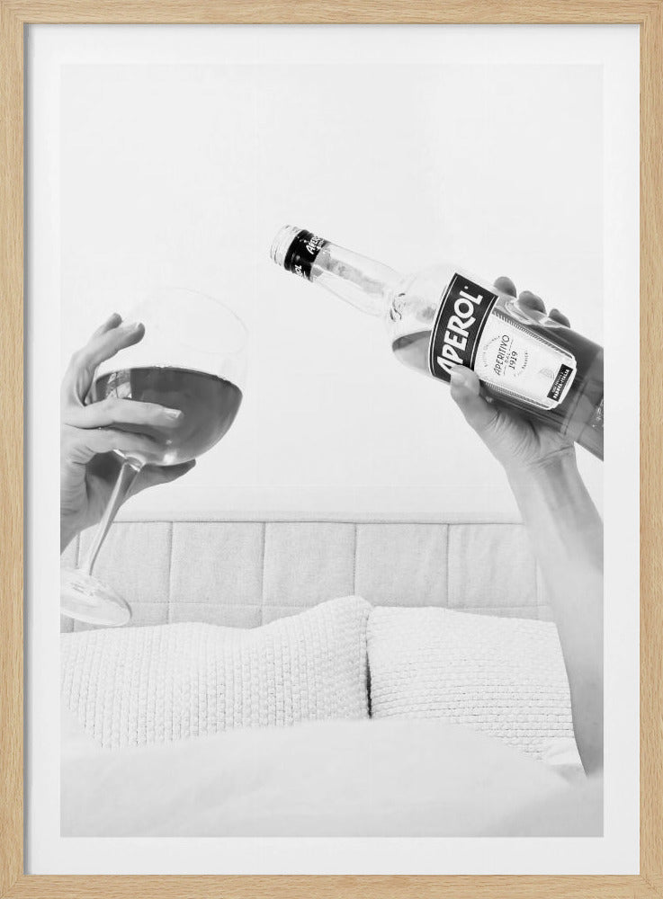 Aperol Au Lit Fermer | Posters - Affiche Artistique