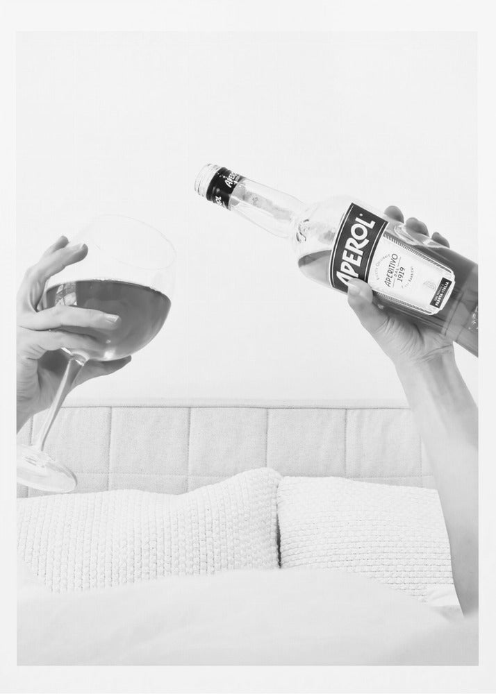 Aperol Au Lit Fermer | Posters - Affiche Artistique