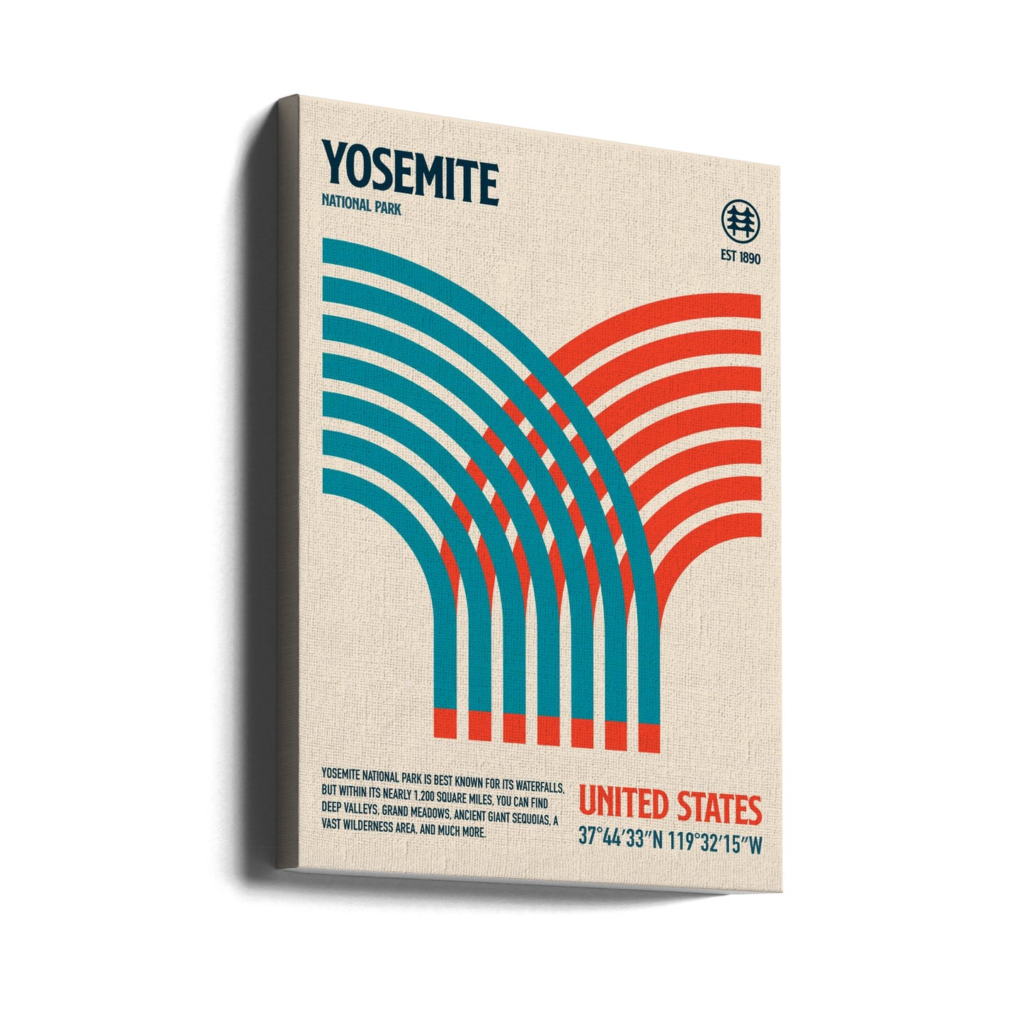 Viajes al Parque Nacional de Yosemite Posters - Impresiones de Arte | Impresiones en Lienzo
