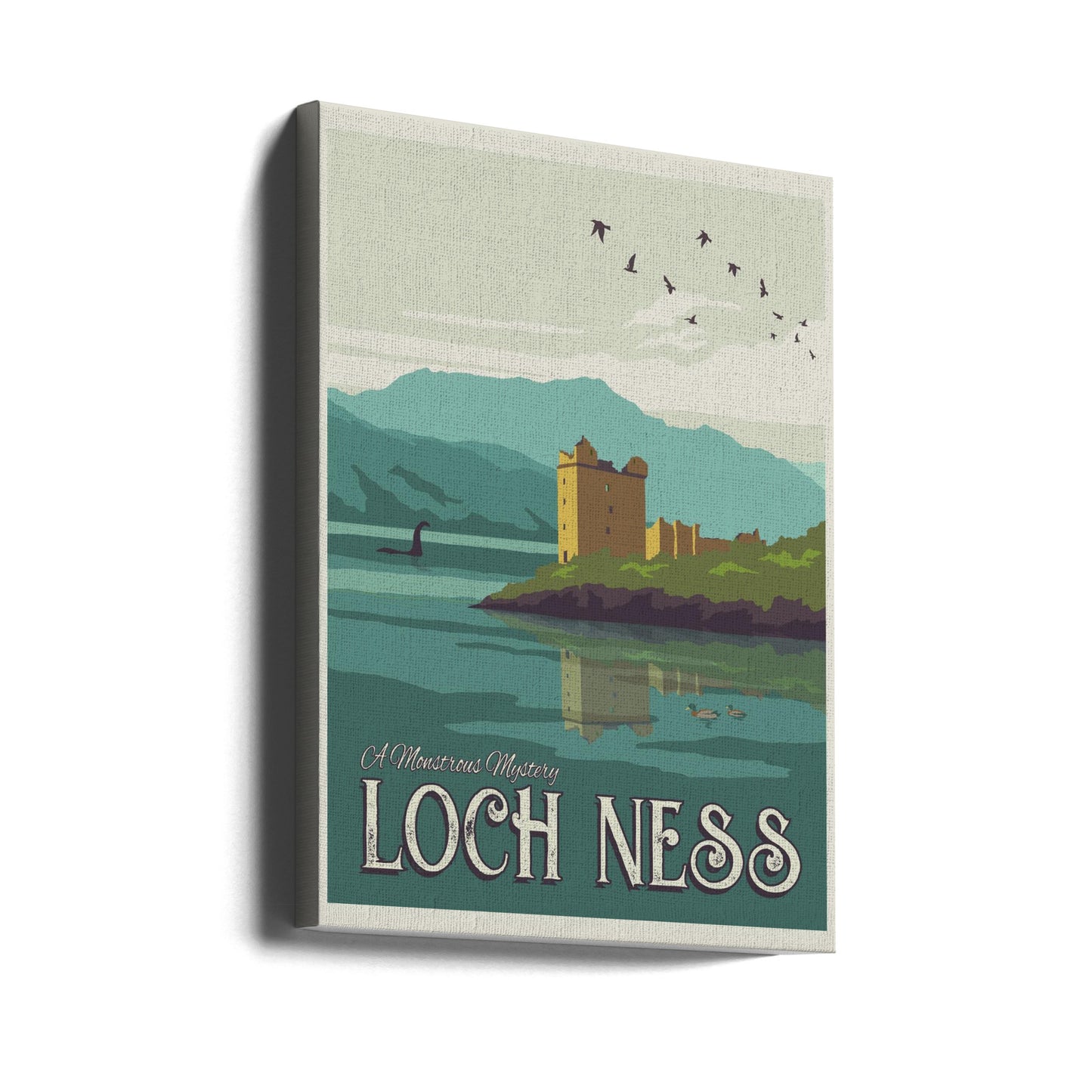Stampa di viaggio di Loch Ness | Stampe su Tela