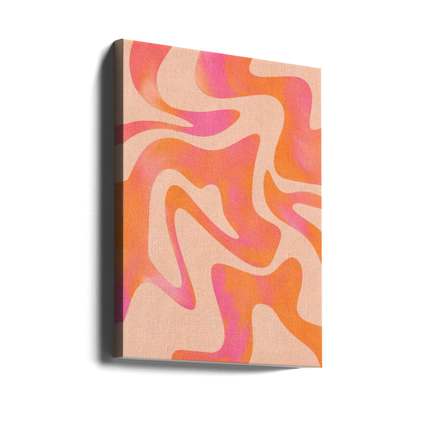 Onda astratta - Peach Fuzz | Stampe su Tela