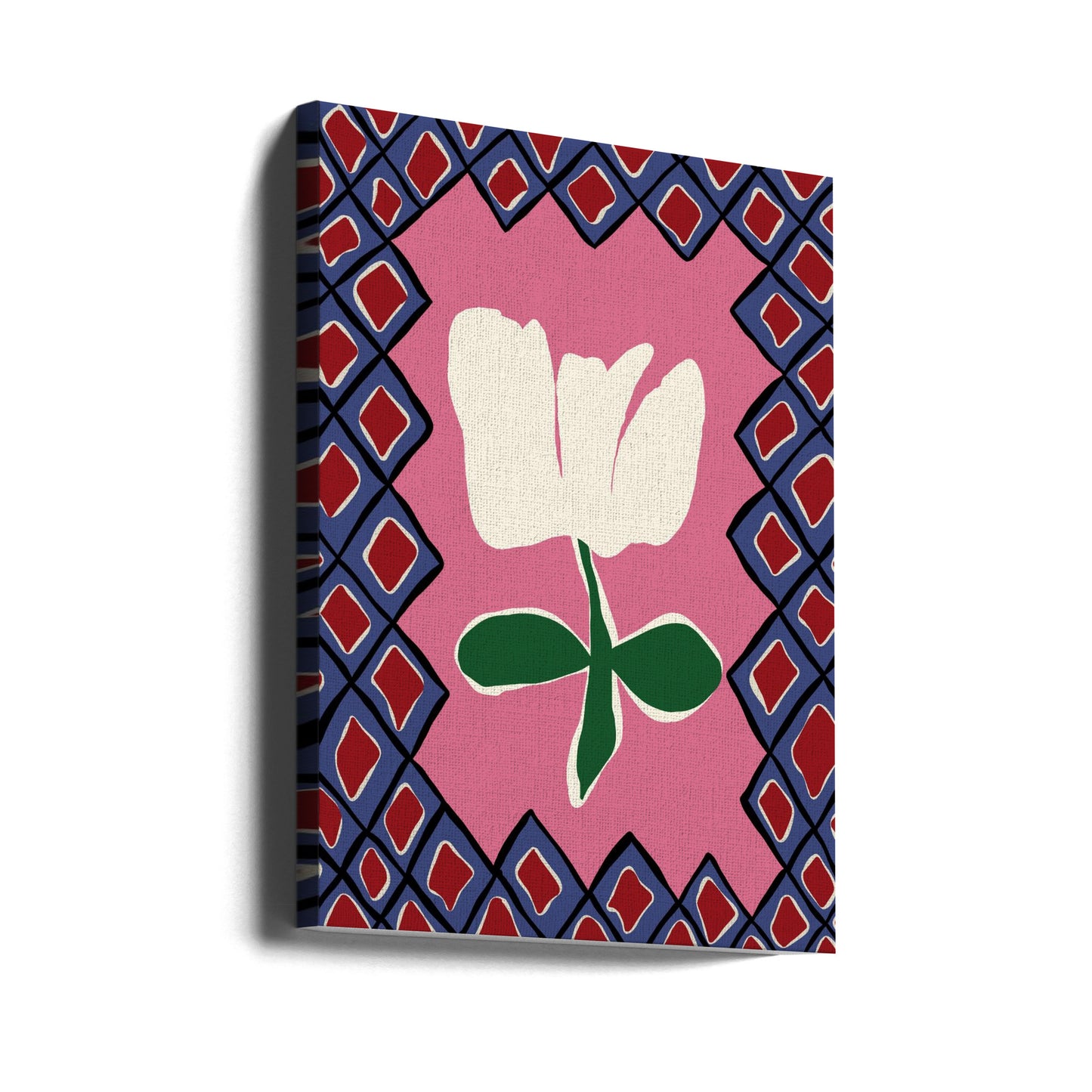 Petal plaid playtime I | Canvas