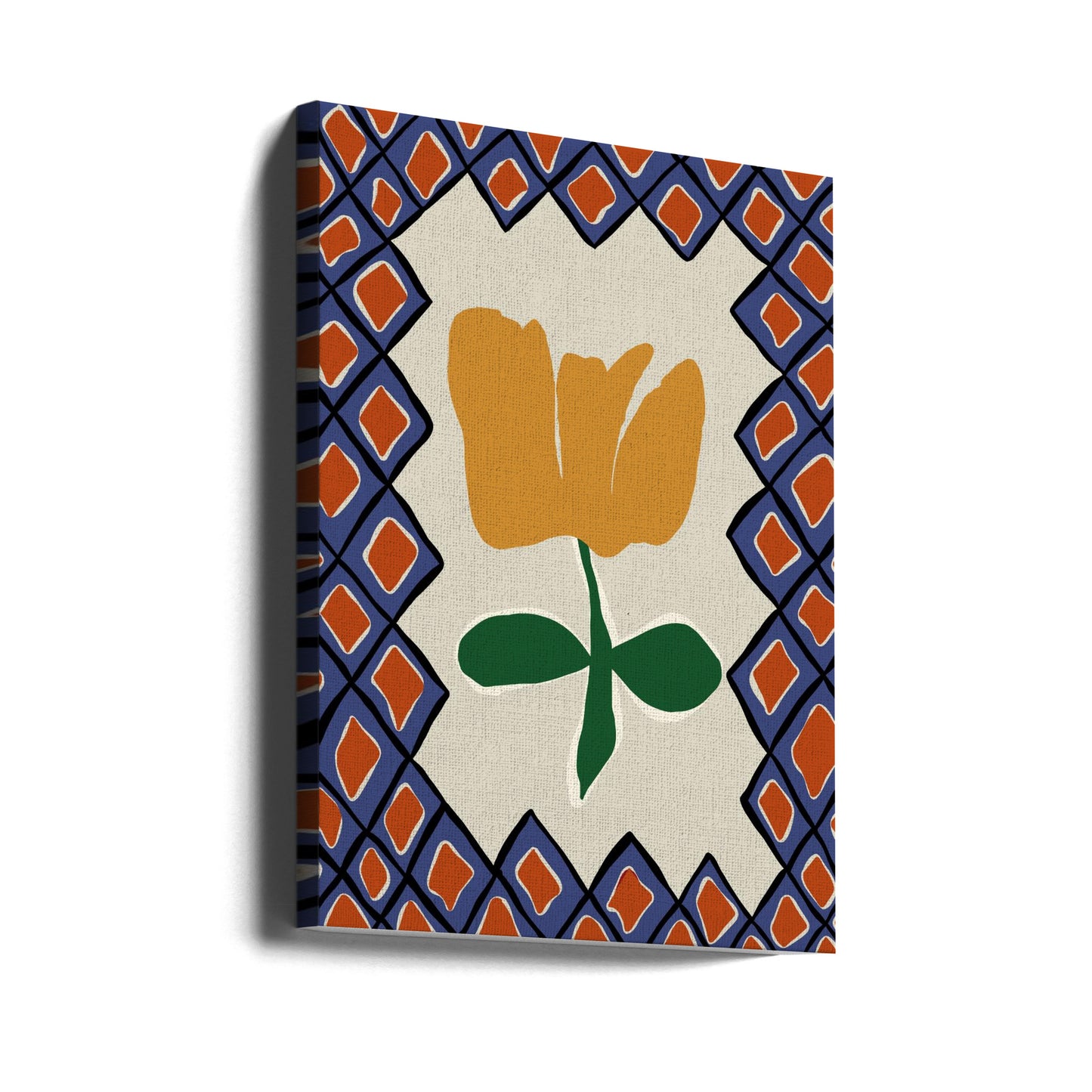 Petal plaid playtime II | Canvas