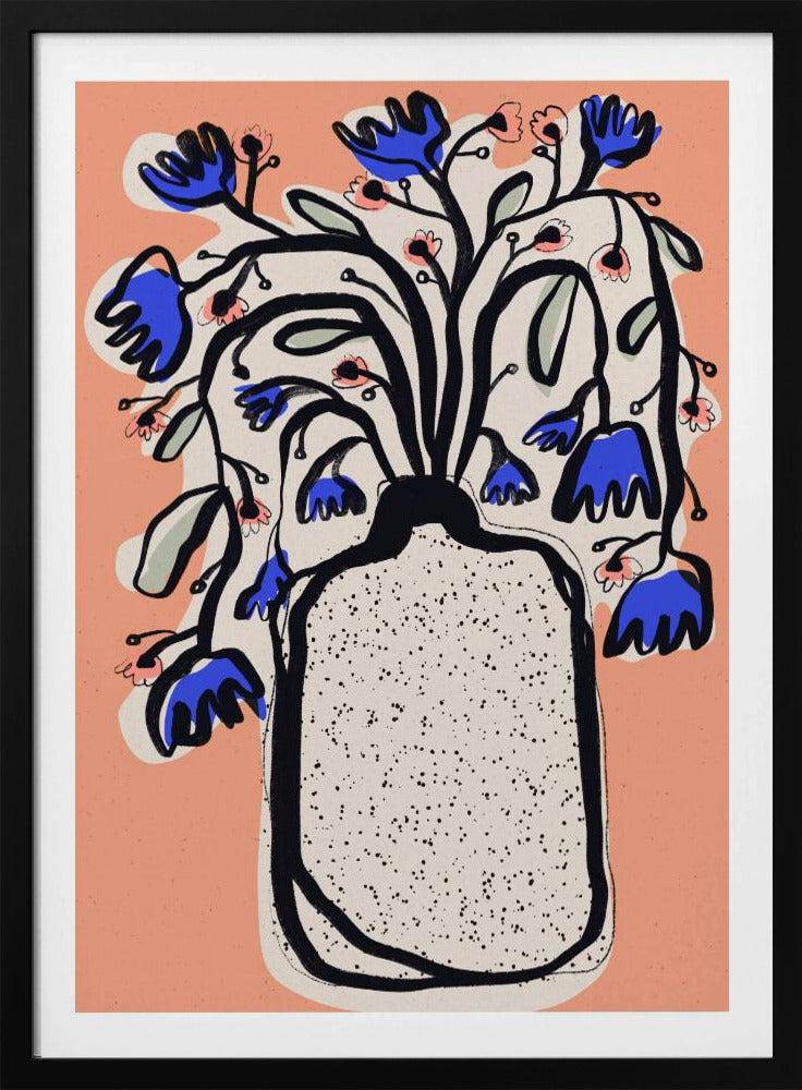 Härlig blombukett (persika) | Poster