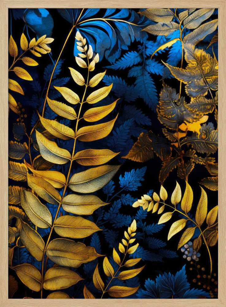 Vibrant Garden and ferns 1 | Poster