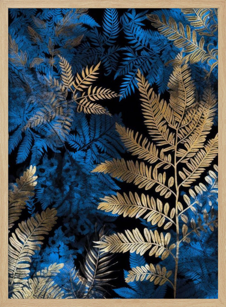 Vibrant Garden and ferns 2 | Poster