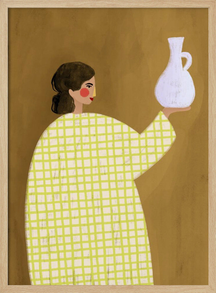 The Woman With Vase | Poster