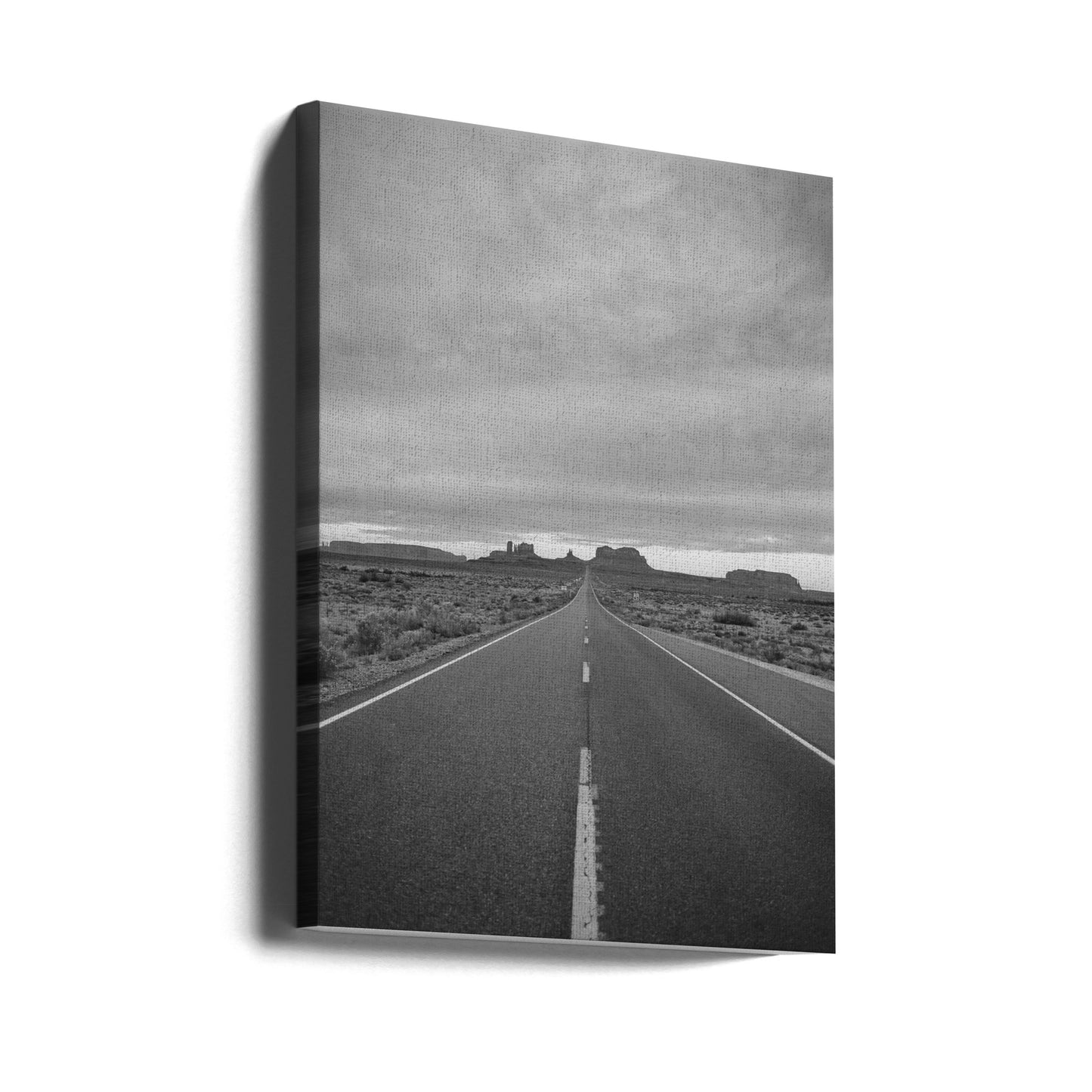 Monument Valley II monocromatica | Stampe su Tela