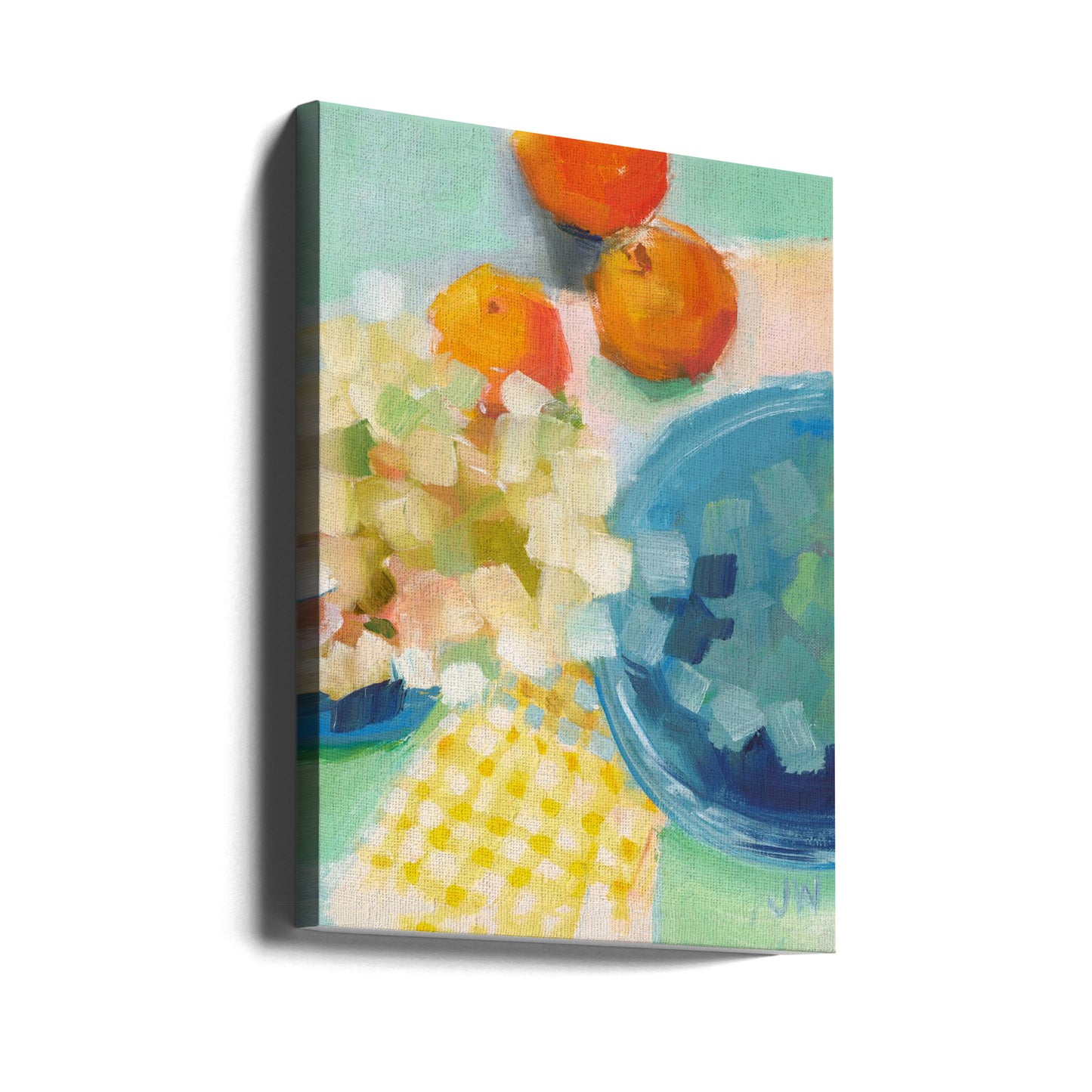 Oranges and Hydrangea | Canvas