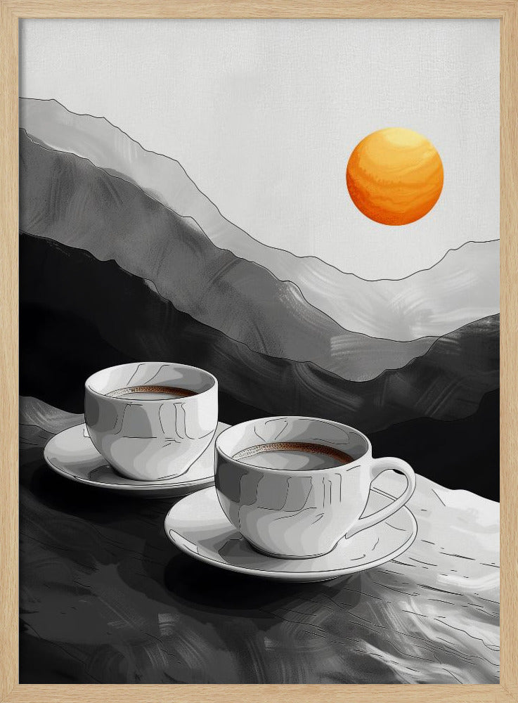 I Love Coffee Food Illustration Art (1) | Poster