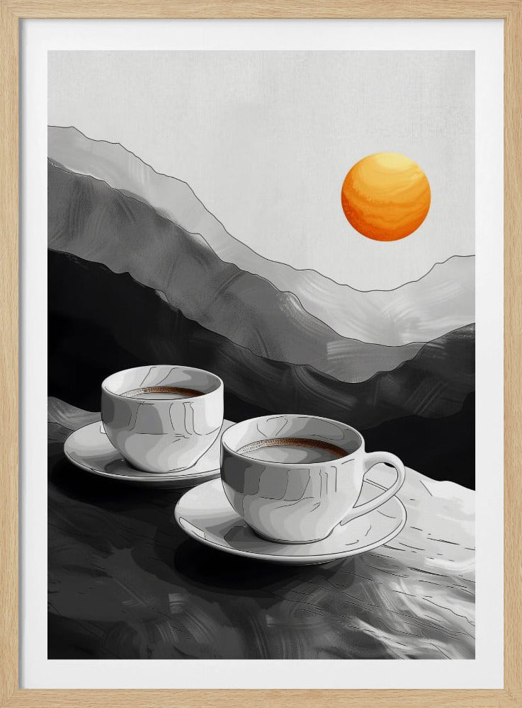 I Love Coffee Food Illustration Art (1) | Poster