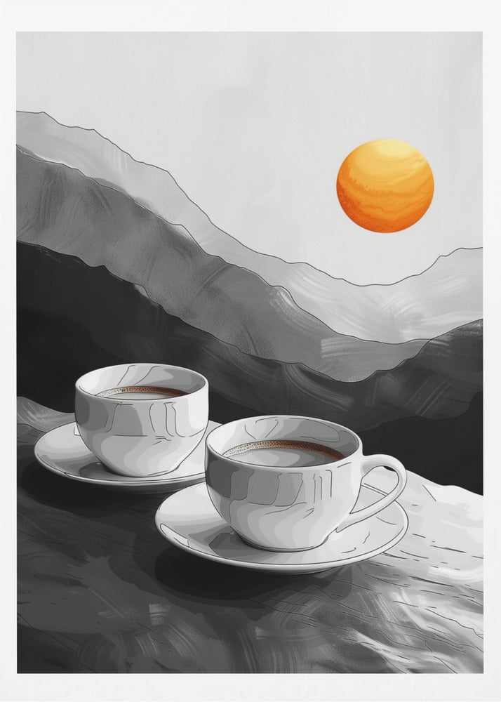 I Love Coffee Food Illustration Art (1) | Poster