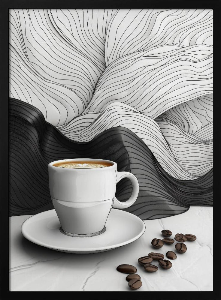 I Love Coffee Food Illustration Art (3) | Poster