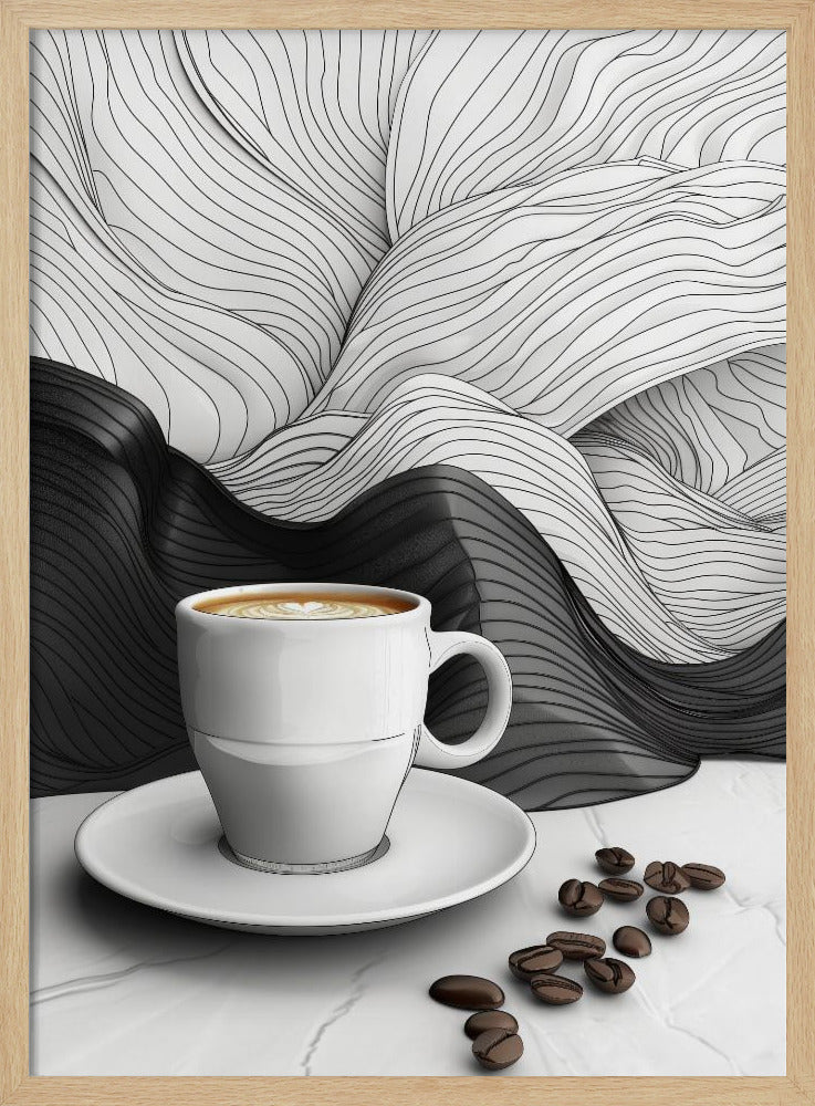 I Love Coffee Food Illustration Art (3) | Poster